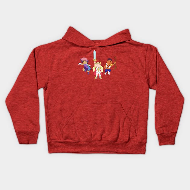 Tiny Best Friends Squad Kids Hoodie by Oz & Bell